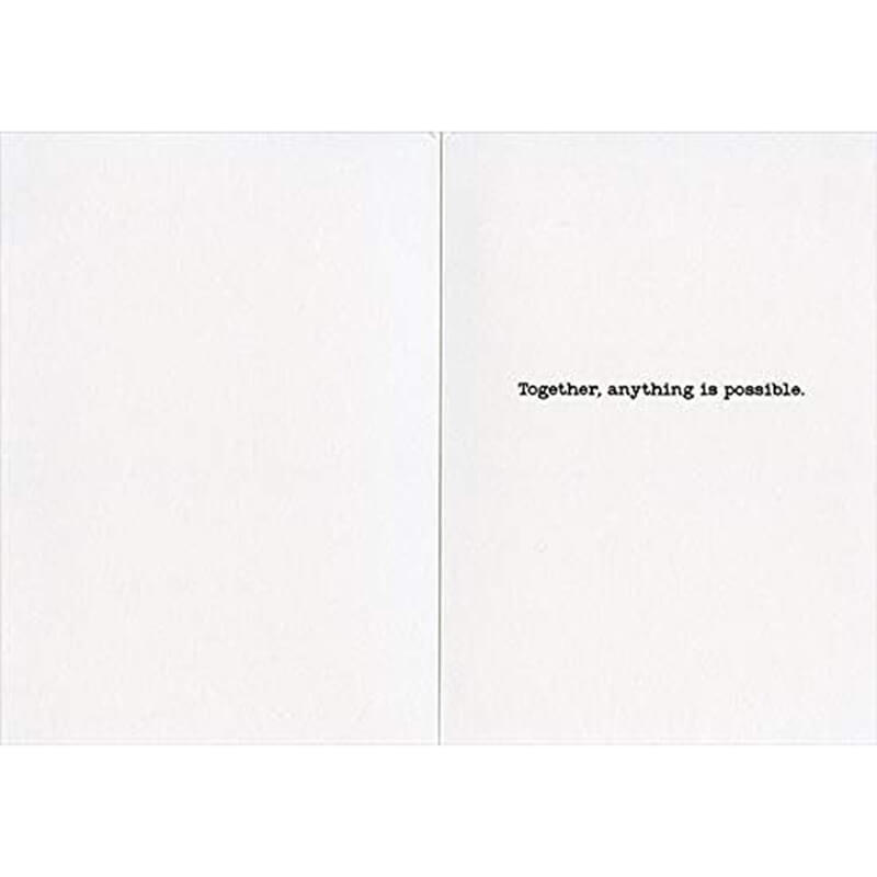 Avanti America Friendship Card - Military Officers Form Horse