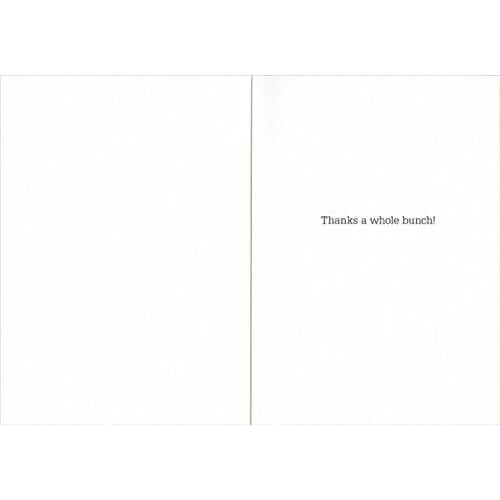 Avanti America Thank You Card - Little Girl with Wildflowers