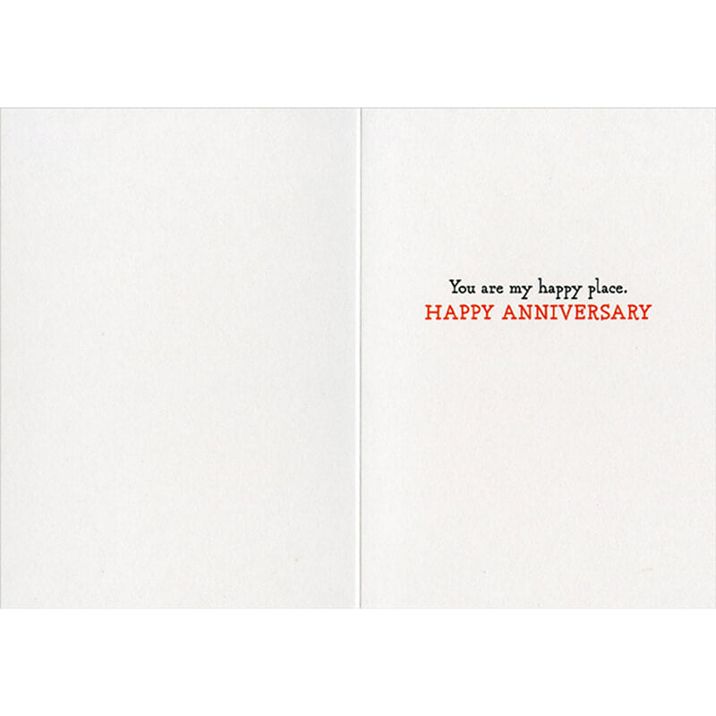 Avanti  Anniversary Card - 2 Dogs on Dock with Rain