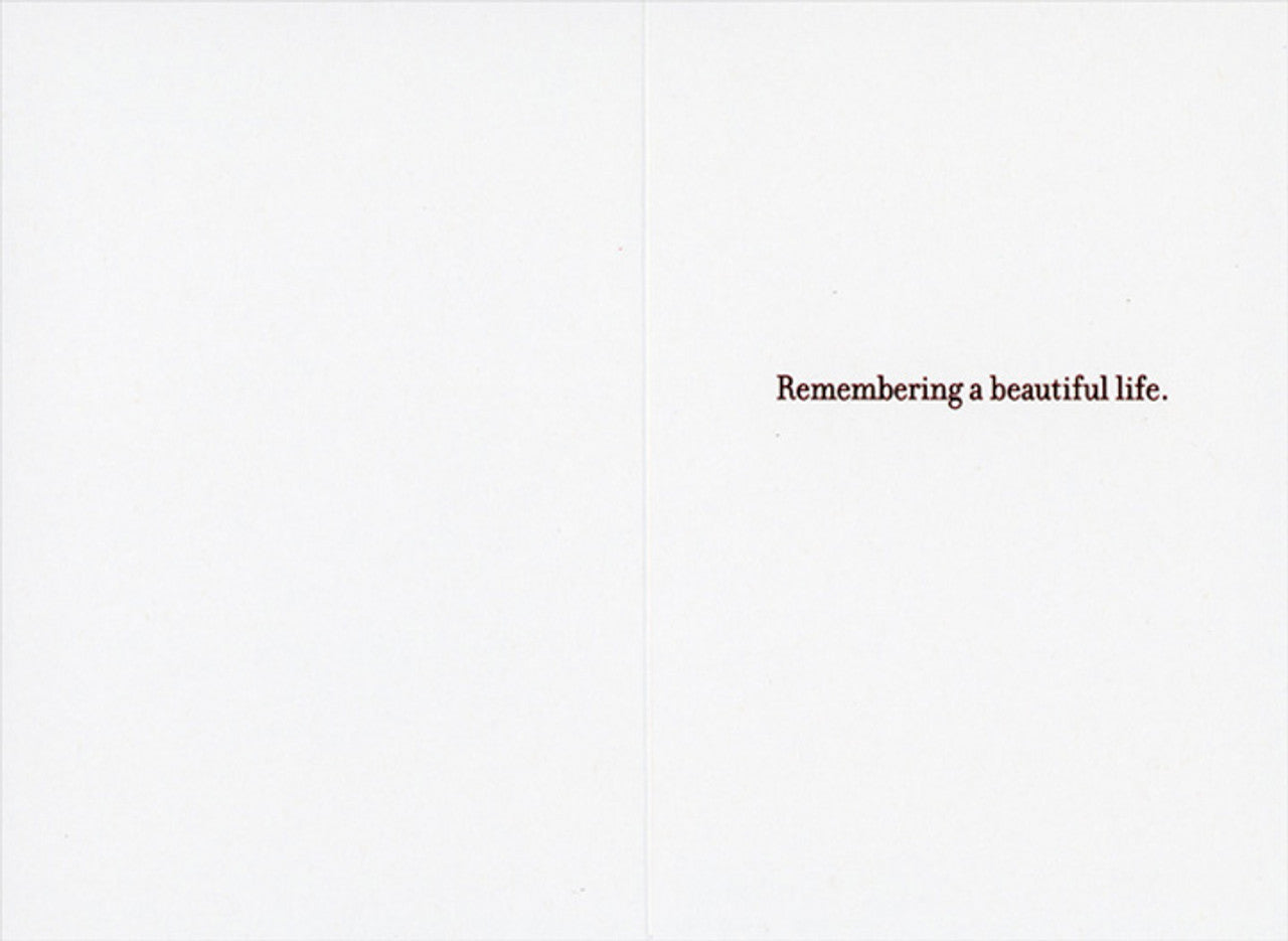 Avanti Pet Sympathy Card - White Peonies