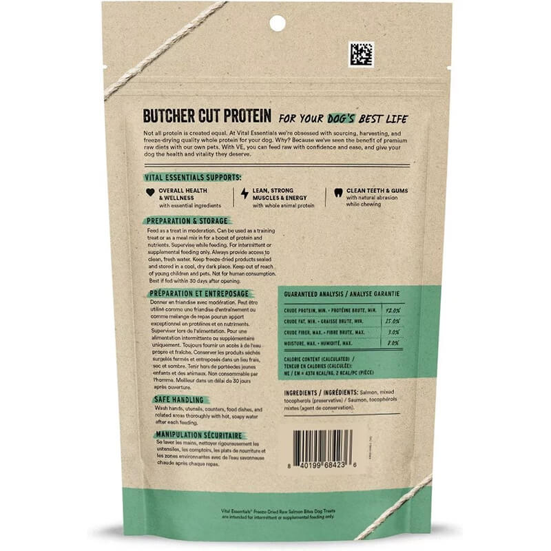 Vital Essentials Freeze Dried Alaskan Salmon Treat