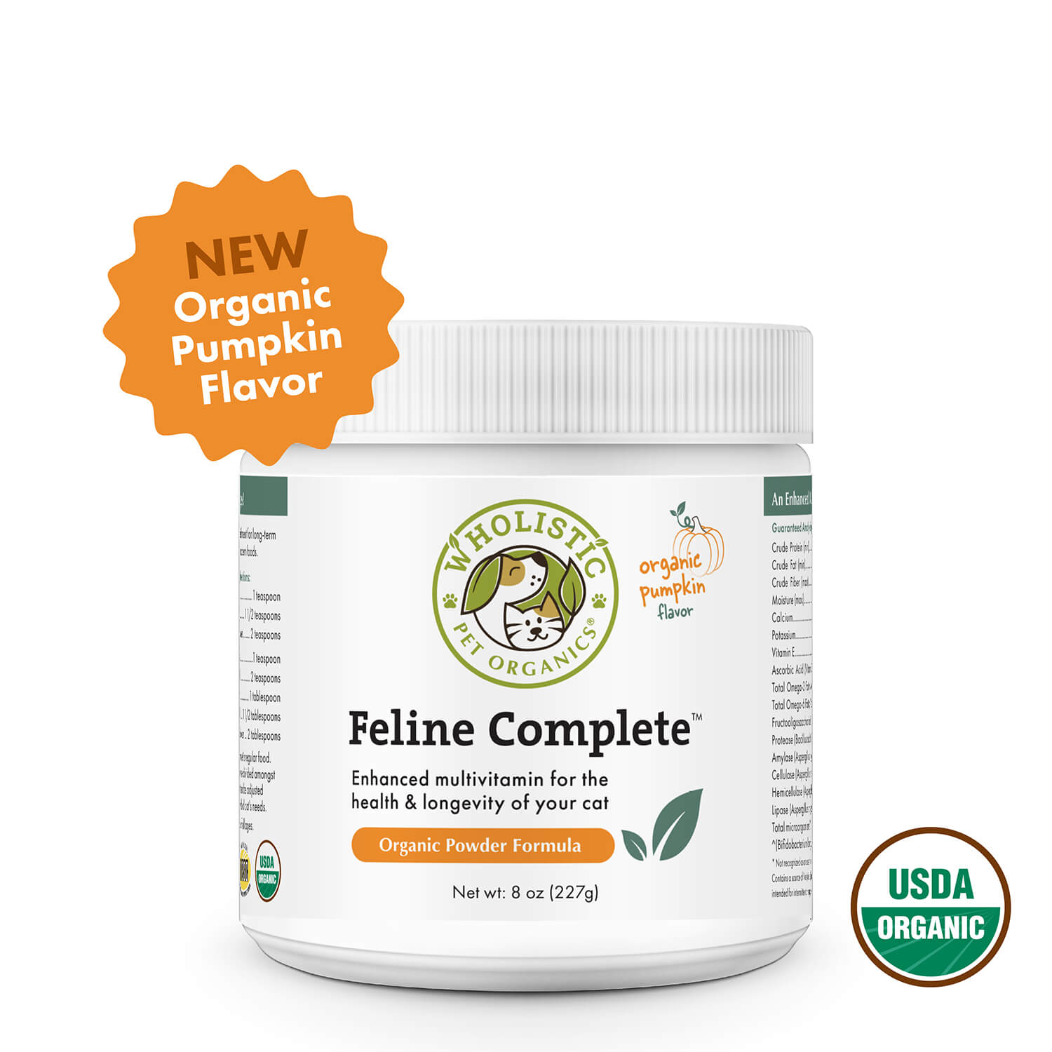Wholistic Pet Organics Feline Complete Pumpkin