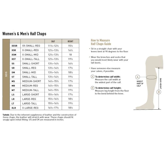 Ariat Adult Breeze Half Chaps