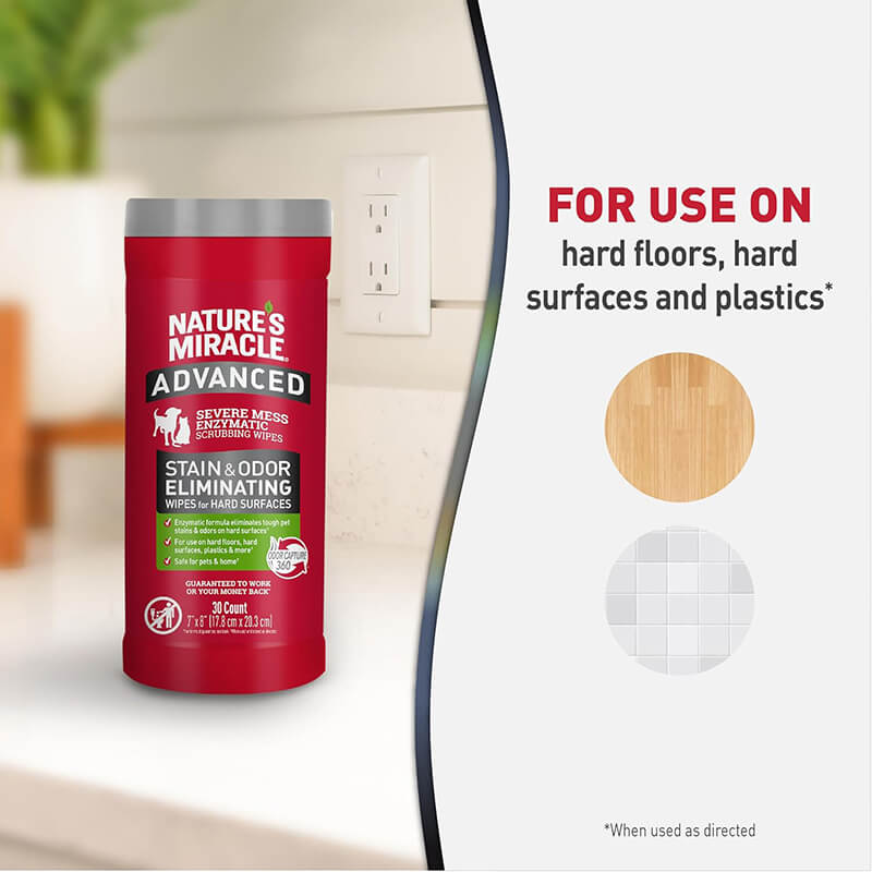 Nature's Miracle Advanced Stain and Odor Remover Wipes