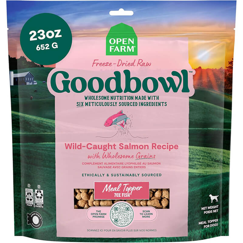 Open Farm Goodbowl Freeze-Dried Raw with Ancient Grains Wild-Caught Sa