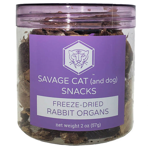 Savage Cat Freeze-Dried Assorted Rabbit Organs
