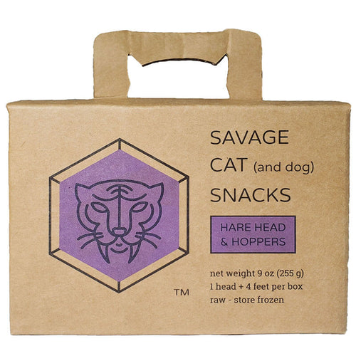 Savage Cat Frozen Hare Heads & Hoppers
