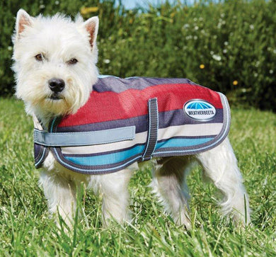 Weatherbeeta Parka 1200D Dog Coat Grey Stripes