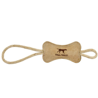 Tall Tails Bone Tug Natural Leather 12