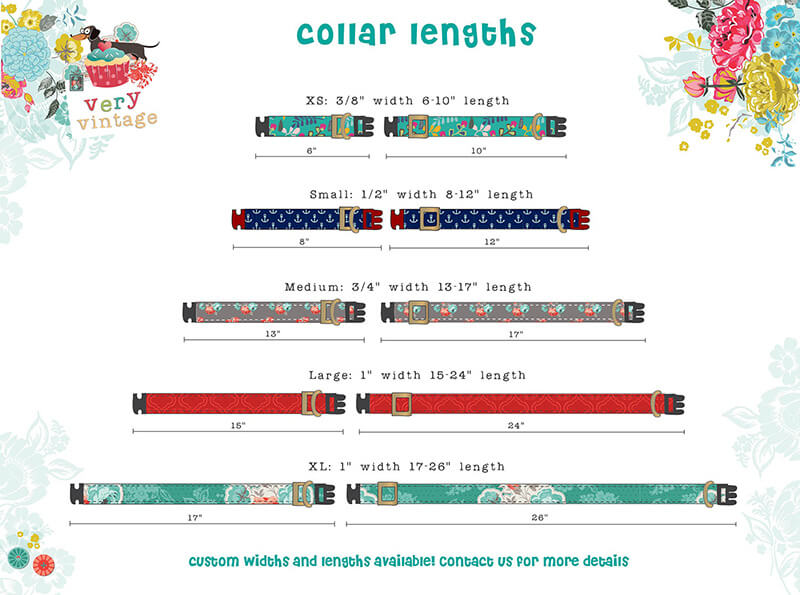 Very Vintage Organic Cotton Collar Pushing Daisies